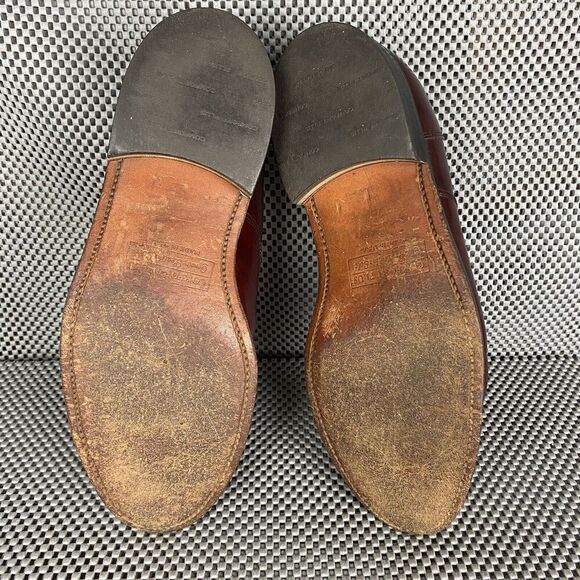 Stafford Comfort Plus Dress Shoes Mens Size 9 D/B Burgundy Leather Made In USA main image 5